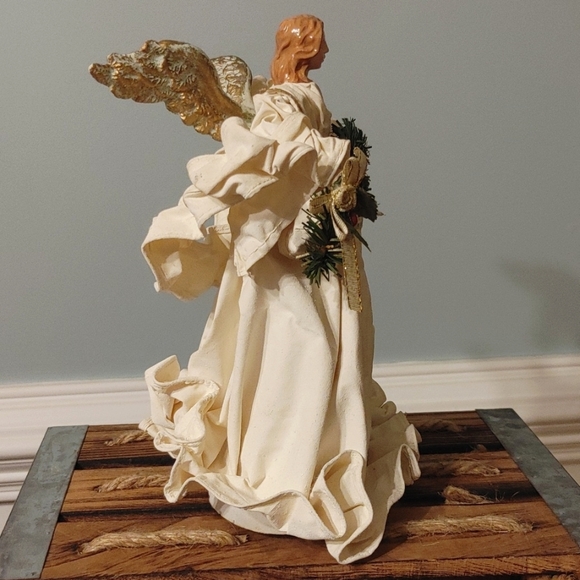 Holiday Vintage Angel Cloth Mach Christmas Tree Topper 95 Poshmark